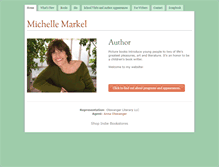 Tablet Screenshot of michellemarkel.com